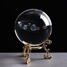 Load image into Gallery viewer, 3D SOLAR SYSTEM CRYSTAL BALL